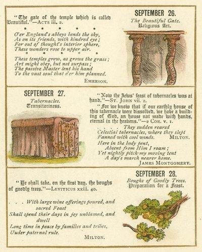 Pagina dal Libro Anniversario della Bibbia Emblema da William Foster