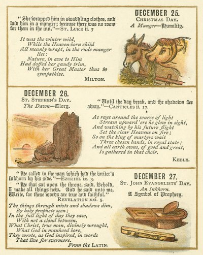 Pagina dal Libro Emblema della Bibbia Anniversario da William Foster