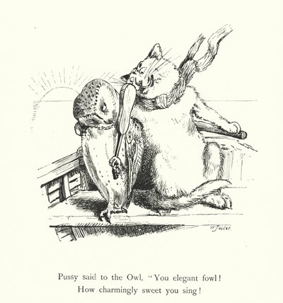 Il gufo e la gattina da William Foster