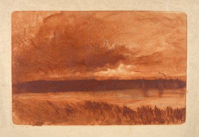 Paesaggio fluviale, New Haven da William Fowler Hopson