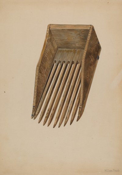 Raccoglitore di mirtilli rossi da William Frank