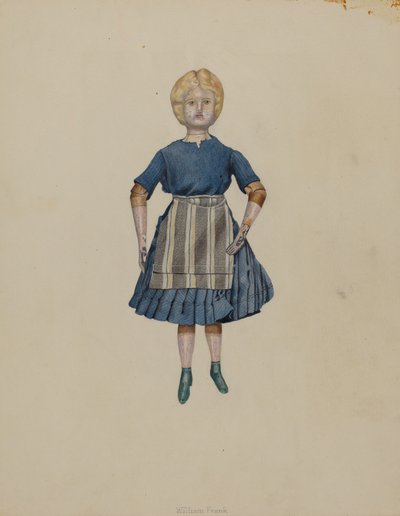 Bambola di peltro, c. 1937 da William Frank