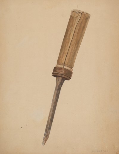 Scalpello del fabbricante di carri, c. 1942 da William Frank