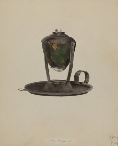 Lampada da baleniere da William Frank