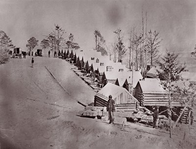 Broadway Landing, fiume Appomattox, 1864 da William Frank Browne