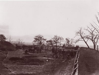 Vicino a Dutch Gap, Virginia. Fort Brady da William Frank Browne