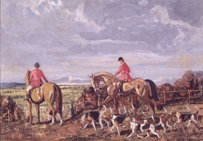 Cani alla caccia da William Frank Calderon