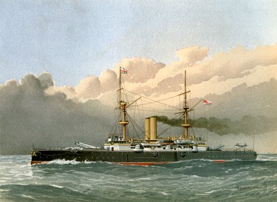 HMS Royal Sovereign, nave da battaglia di 1ª classe della Royal Navy da William Frederick Mitchell