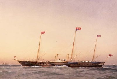 Lo Yacht Victoria e Albert da William Frederick Mitchell
