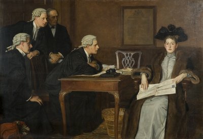 Imputato e avvocato da William Frederick Yeames