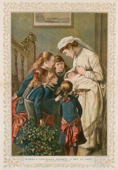 Il regalo di Natale della mamma: finalmente un ragazzo da William Frederick Yeames