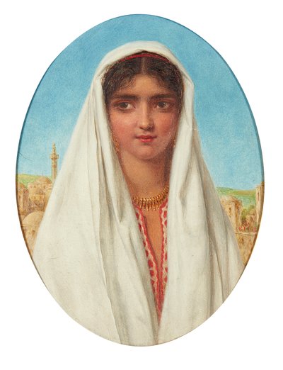 Ritratto di una ragazza araba da William Gale