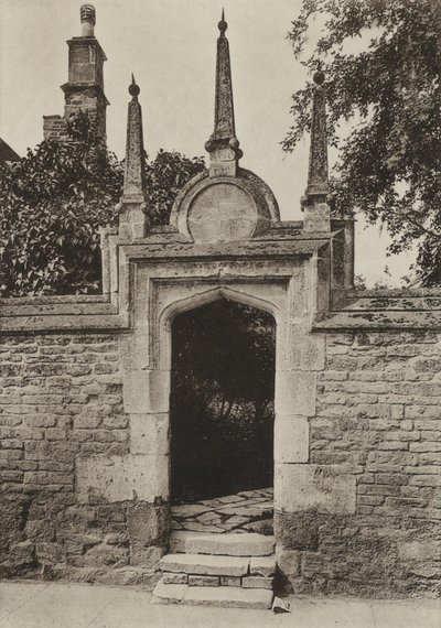 Porta, Paynis Almshouses, Oundle da William Galsworthy Davie