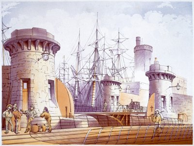 Marinai sul molo, Liverpool da William Gawin Herdman