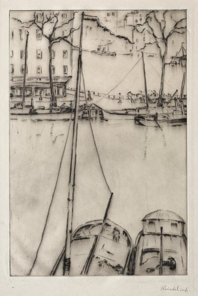 Veduta di Rotterdam da William George Reindel
