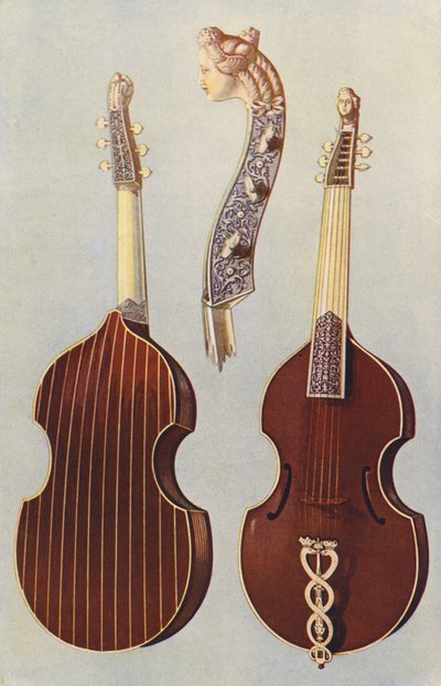 Strumenti musicali: Viola da gamba da William Gibb