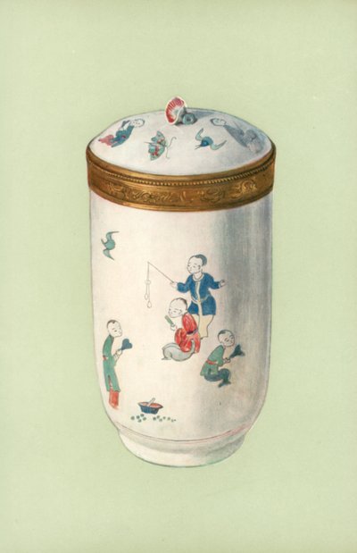 Vaso da toilette, Chantilly, con design giapponese da William Gibb