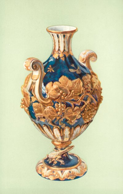 Vaso, Chelsea, blu Mazarine da William Gibb