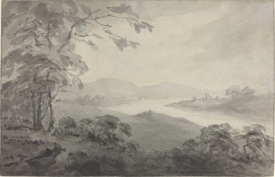 Paesaggio Fluviale con Rovine da William Gilpin