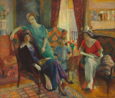Gruppo familiare da William Glackens