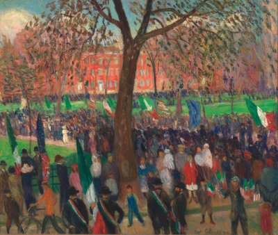 Parata, Washington Square da William Glackens