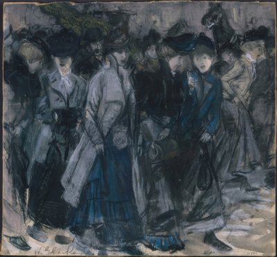 Ragazze del negozio da William Glackens