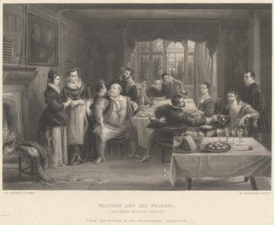 Falstaff e i suoi amici da William Greatbach