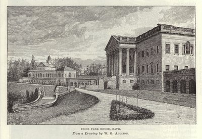 Pior Park House a Bath da William Grylls Addison