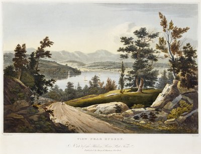 Vista Vicino a Hudson, 1822 da William Guy after Wall