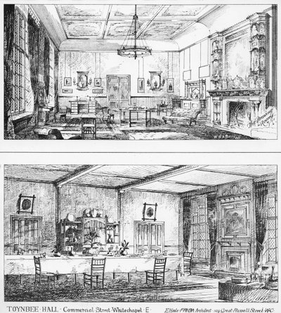 Interno di Toynbee Hall da William H Atkin Berry