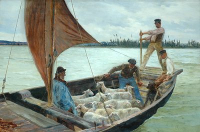Una traversata ventosa, 1893 da William H. Bartlett