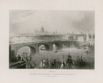 Vista Generale di Londra da William H. Bartlett