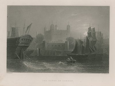 La Torre di Londra da William H. Bartlett