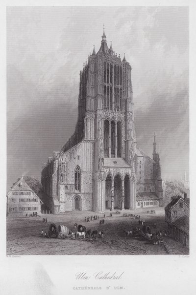 Cattedrale di Ulm da William H. Bartlett