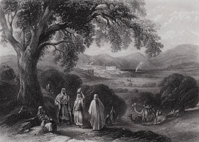 Valle di Nazareth (incisione) da William H. Bartlett
