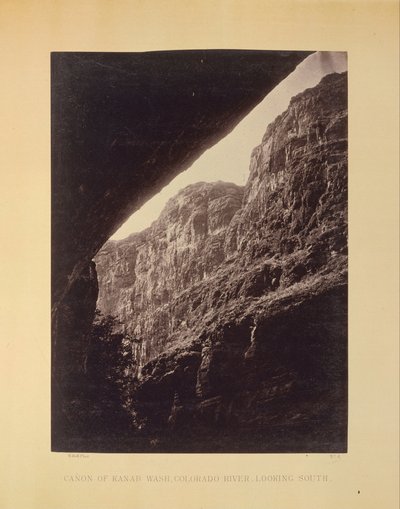 Cañon di Kanab Wash, Fiume Colorado, Guardando a Sud da William H. Bell