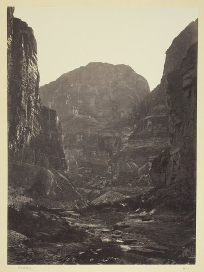 Cañon di Kanab Wash, fiume Colorado, guardando a sud da William H. Bell