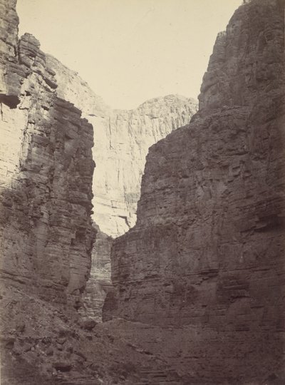 Muri di calcare, Kanab Wash, Fiume Colorado, 1872 da William H. Bell