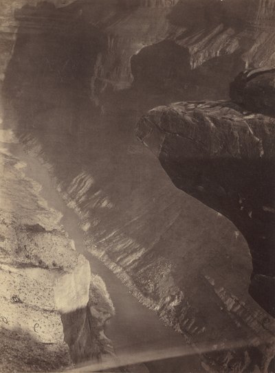 Guardando a sud nel Grand Canyon, fiume Colorado, Sheavwitz Crossing da William H. Bell