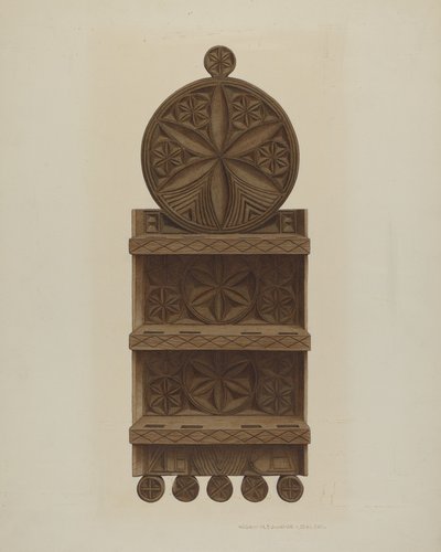Portacucchiai tedesco della Pennsylvania, c. 1942 da William H Edwards