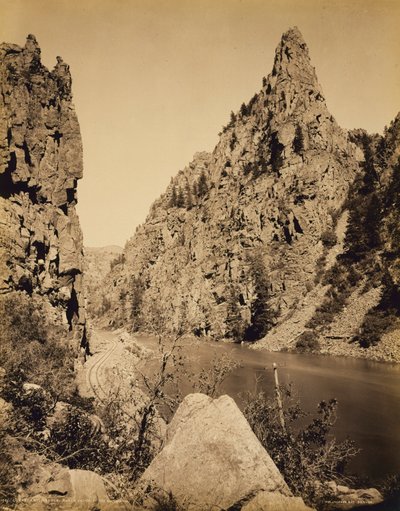 Ago di Currecanti, Cañon Nero del Gunnison da William H. Jackson