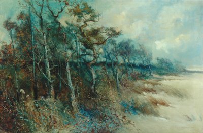 Alberi in un paesaggio sabbioso, Heysham, 1915 da William H. Parkinson