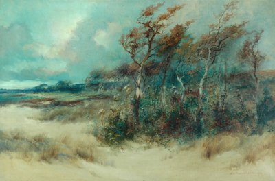 Alberi in un sentiero sabbioso, Heysham, 1916 da William H. Parkinson