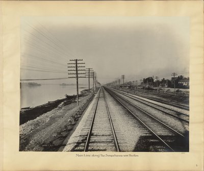 Linea principale lungo il Susquehanna vicino a Steelton da William H. Rau