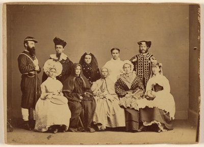 Immagine in maschera 18 febbraio 1868 - Friendship Hall Phila. da William H. Rhoades