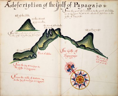 Descrizione del Golfo di Papagajo da William Hack