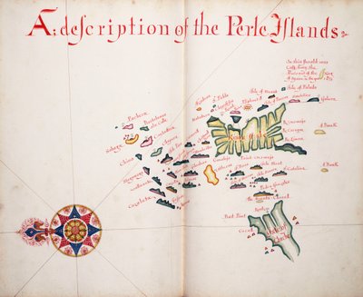 Descrizione delle Isole Perle da William Hack