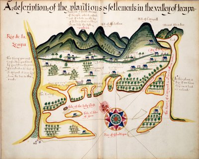 Descrizione delle Piantagioni e Insediamenti nella Valle di Tepaca da William Hack