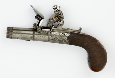 Pistola a Pietra Focaia con Serratura a Scatola da William Hale
