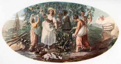 Raccolta del Luppolo, 1912 da William Hamilton